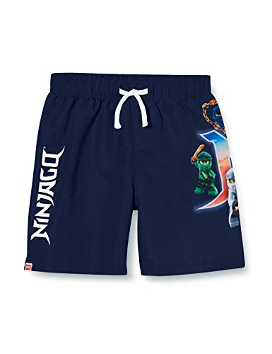 LEGO Jungen cm Ninjago Badeshorts, Blau (Dark Navy 590), (Herstellergröße: 152)
