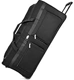 LILOSAC Grand Sac de Voyage à roulettes 90cm Léger Nylon 900D Ultra Résistant –...
