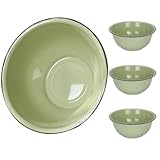 Conception Sécurisée Et Stable: Le bol en émail CALLARON est conçu pour une manipulation sûre sans risque de blessure, adapté à un usage quotidien en cuisine ou comme accessoire de table original