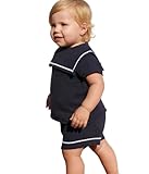 Petit Bateau Baby Mädchen A0CKW 2-teiliges Set, Blau, 12 Monate