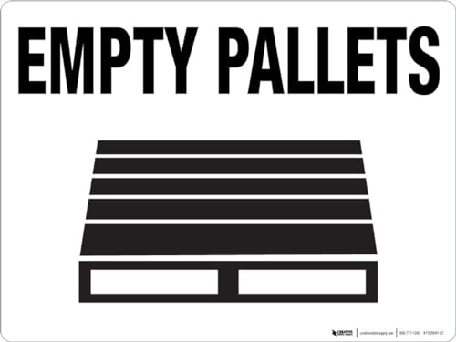 Creative Safety Supply Empty Pallets - Floor Sign 24