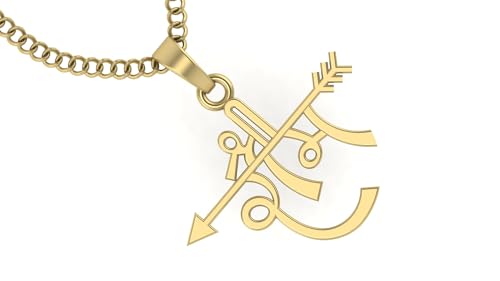 Image of LMDPRAJAPATIS Shree Ram God Religious Gold Plated Pendant Jewelry For Men And Women's