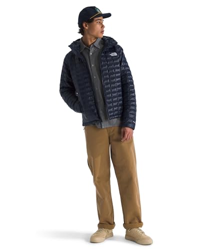 Image of THE NORTH FACE Men's Thermoball Hooded Jacket | Lightweight, Wind & Water Resistant Fabric, Synthetic Insulation