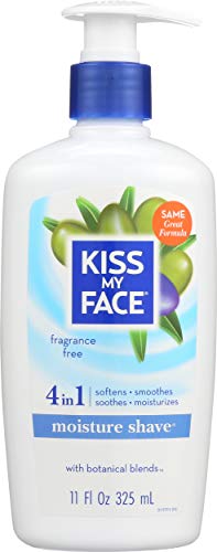 Kiss My Face Fragrance Free Moisture Shave, 11 fl oz