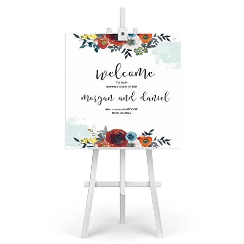 Panneau de cérémonie de mariage unique en bois pour une réception champêtre - 4