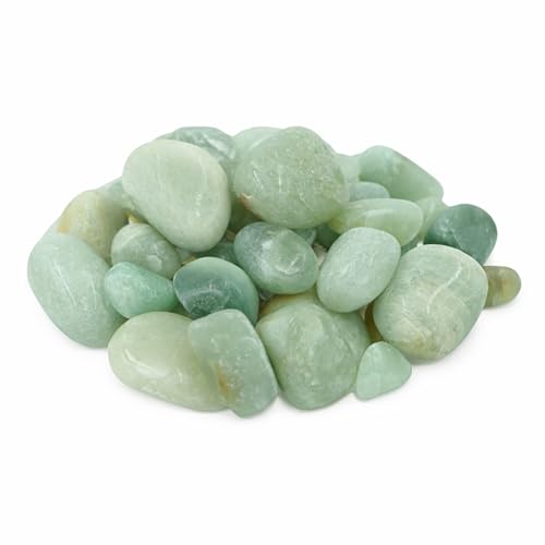 Image of Crystal Green Aventurine Tumble Stone Pebble Tumbled Gemstone for Reiki Healing Vastu Correction Gravels for Aquarium Home Dcor Garden Table 100 Gm