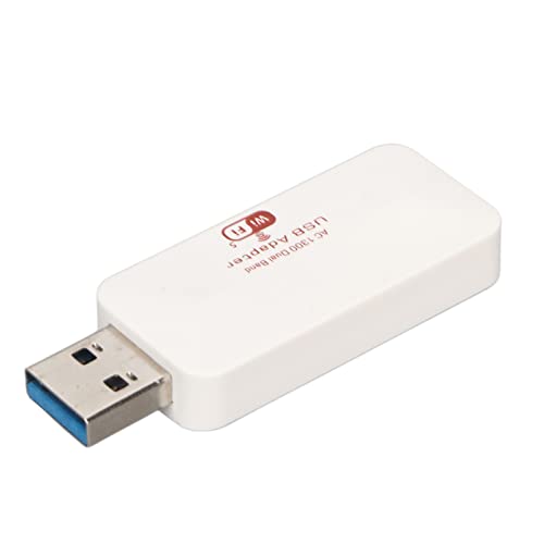 Yctze Adaptador WiFi USB de Doble Banda AC1300: Alta Velocidad de 1300 Mbps con USB 3.0, MU-MIMO y Modo Ap Suave para PC, Computadora de Escritorio y Portátil