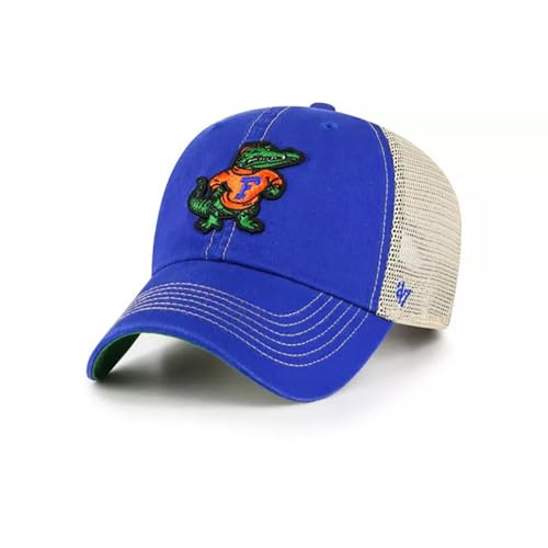 47 NCAA Florida Gators Vintage Blue Trawler Clean Up Adjustable Hat