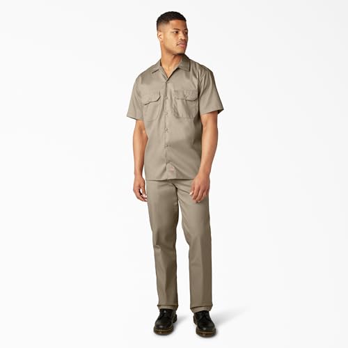 Image of Dickies Men's Flex Relaxed Fit Short Sleeve Work Shirt