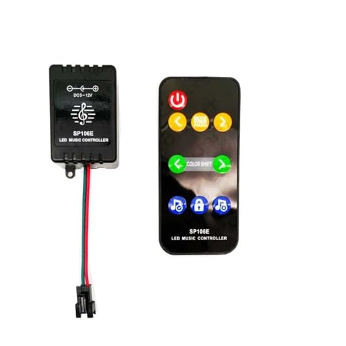Télécommande SP106E pour bande LED WS2812B et WS2811 DC5V-12V