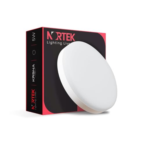 Image of Nortek Krsna 5w Surface Led Panel Light | LED Ceiling Light for Home | False Ceiling, Kitchen, Mandir, Office & Balcony Lights (Green, Pack of 1)