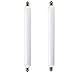 JQslight Lot de 2 ampoules LED S15 284 mm 6 W S15 Tube T25 180° S15 à double extrémité LED 284 mm 60 W Remplacement halogène pour miroirs, éclairage de cuisine, blanc chaud 3000 K