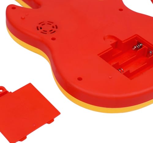 Image of Disney Mickey Mouse Theme Musical Guitar for Toddlers & Kids | Battery Operated Sing-Along Educational Toy | Interactive Learning Music & Sounds|Birthday Gift for Juniors (3+ Years) - Red