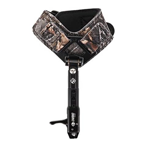 LWANO Archery Compound Bow Release Aids Trigger with Foldback Design (Camo) Cover