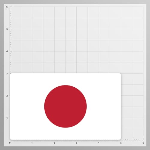 Image of World Country Flag Decal Stickers - Two Pack - for Cars Windows Bumpers Laptops Tablets Tumblers Cups Walls (Japan)