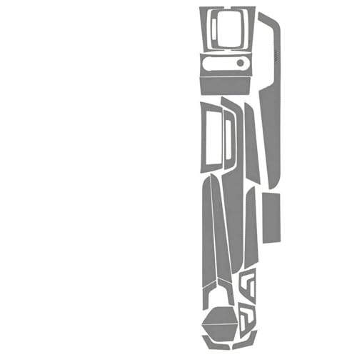 Autocollant de voiture 3D argent pour rajeunir l'intérieur d'une Benz Classe C W204