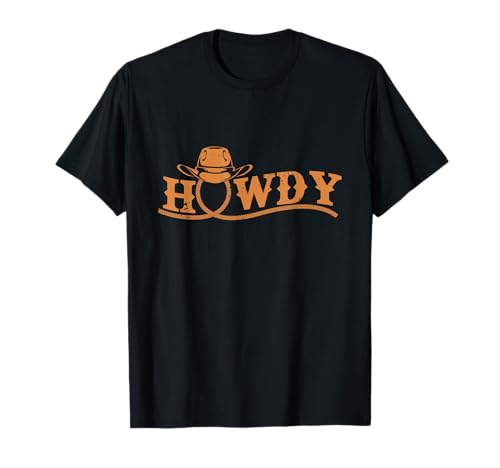 Vaquera sureña vintage de Howdy Rodeo Western Country Camiseta