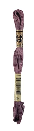 Image of DMC 6-Strand Embroidery Cotton Bundle - Antique Violet Color Family -4 Skeins of Thread - 8.7yd Skeins