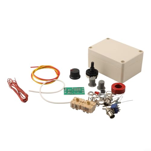 Kit de sintonizador de antena manual para jamón, kit de soldadura QRP de 1 a 30 MHz con indicador LED VSWR, potencia de red T de 15 W, coincidencia de 30-300 ohmios, interfaz Q9