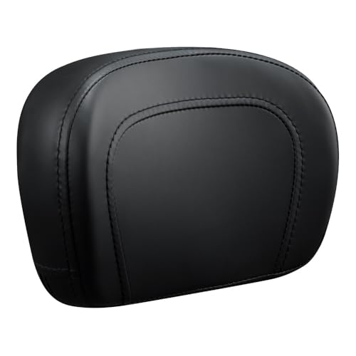 Coussin de dossier passager moto Touring Road King Street Glide Electra 1997-2024 noir