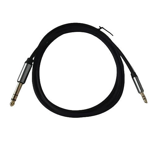 Adaptador AUX Jack 3.5mm a 6.5mm QMQJIA miniatura 6