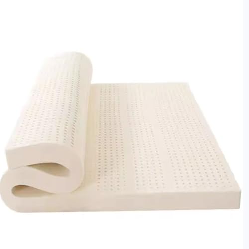 TFDRSEXVD Colchón de látex Natural, ecológico y Saludable, de dureza Moderada y Suave, para Dormitorio, Cama Doble o Individual.,4in,80x190cm(31.5x75in)