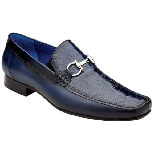 Belvedere Bruno Genuine Ostrich and Italian Calf Loafer