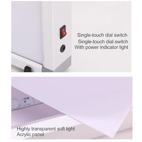 Profesjonalne X Ray Viewer Light Box, również oświetlenie LED do obrazowania medycznego, smukła aluminiowa rama z optyczną płytą akrylową, uchwyt ścienny lub do użytku na biurku, redukuje stempel pod