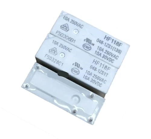 Relais 48V HF118F-048-1ZS1 avec contact inverseur 10A à haute isolation inverse