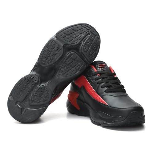 Image of FIELD CARE Fusion Casual Athletic Chunky Stylish Outsole Comfort Lace-Up Sneakers.