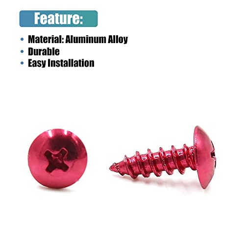 uxcell 30 tornillos autoretalantes 5mm cabeza cruzada metal miniatura 5