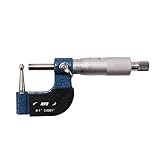 HFS (R) Tube Micrometer Reloading Ball Spherical Anvil Case Thickness 0-1'/0.0001'