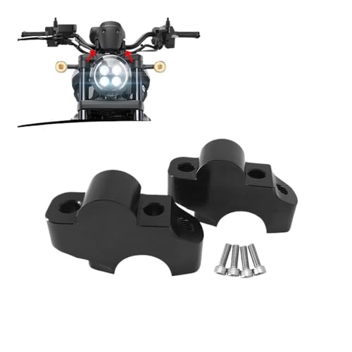 Elevador de manillar de aluminio mecanizado CNC para custom Honda Rebel CMX 500 1100 2