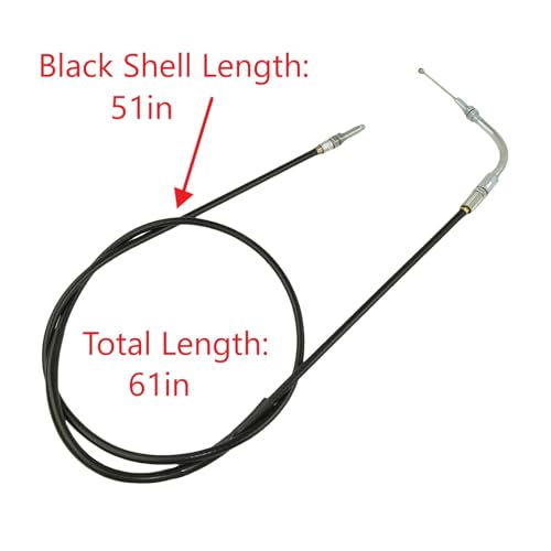 RedCap 62\" Go Kart Shift Reverse Cable For Kandi KD-150FS KD-250FS Twister 150SS 150GT 250GT Kinroad Joyner Roketa Kazuma BMX Roketa Taotao 150cc-250cc Go Kart Dune Buggy Models - Thumbnail 2