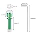 SPEEDWOX 6pcs Bicycle Stem Screw with Washers Set Titanium Alloy Bike Allen Hex Tapered Bolts Screw for MTB Road Bike Stem Parts,M5 x 18mm Green