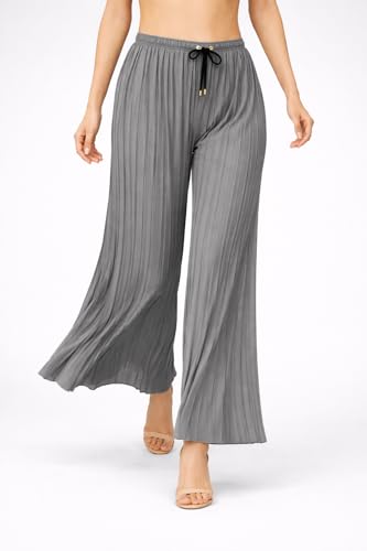 Image of Trendz Women's and Girls Cotton Blend Regular Fit Palazzo Pants | Set of 2