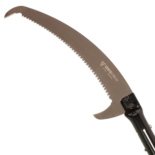 Notch 21' Sentei 4-Section Telescoping Aluminum Polesaw 15.4" (390mm) Hard Chrome-Plated Blade, Abrasion Resistant Low-Profile Grip, Rigid Aluminum Construction (4177-39)