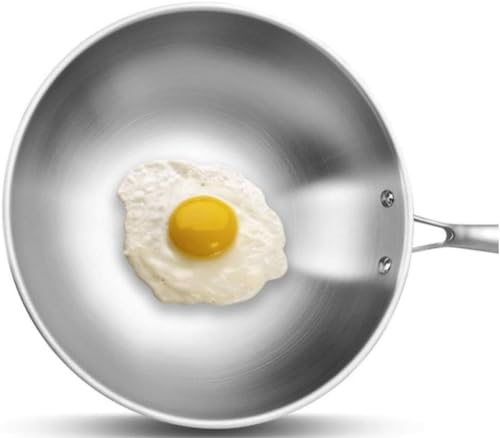 Wok acero inoxidable tres capas 32 cm con tapa miniatura 2