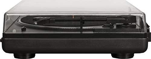 Image of Crosley T400D-BK Fully Automatic Bluetooth 2-Speed Turntable Record Player with Built-in Preamp, Black