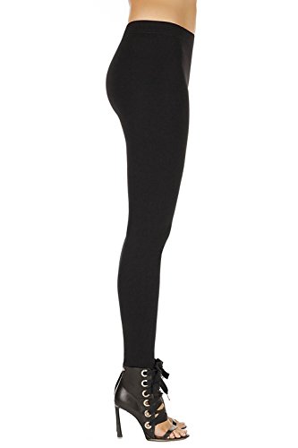 Leggings negros Octavia largos liso antitransparencias para comodidad diaria 4