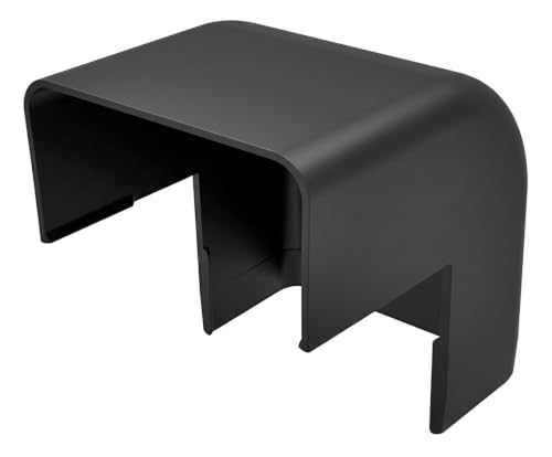 Electriduct Extra Large Latching Cable Raceway Accessories (2100 Series) - Outside Corner - Black
