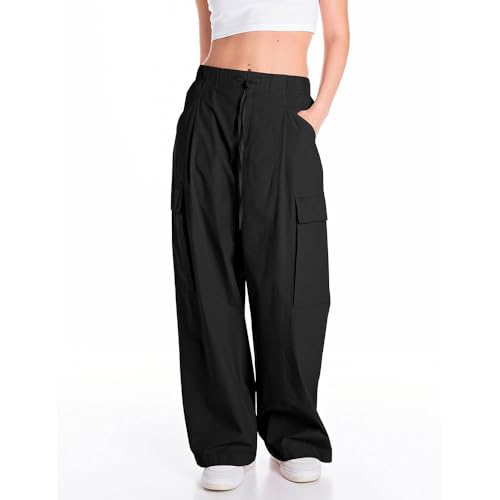 Replay W8109a Pantalones Informales, 098 Negro, 23W Mujeres