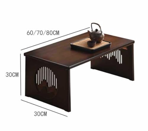 Petite table basse pliante pour s'asseoir sur le sol de salon