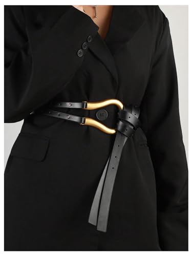 GORGLITTER Women's Renaissance Belt Wrap Belts Pirate Viking Belt with Ring2