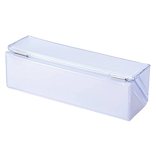Image of King Jim CH2182T Cheers Square Pen Case, Milky White