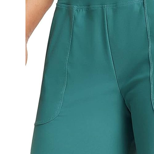 Calças de natação para mulheres Calças de natação de cintura alta Calças de banho para meninos Calça