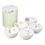 NARUMI(ナルミ) ボウル 皿 セット ルーシーガーデン 11cm ベリー柄 5柄セット おしゃれ かわいい レリーフ 結婚祝い 小鉢 電子レンジ温め 食洗機対応 ギフト箱入り 96010-21902P