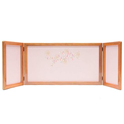 雛人形用　屏風　13号   ひのき色塗・短冊桜 雛人形用 屏風 13号 ひのき色塗・短冊桜 雛人形用 屏風 13号 ひのき