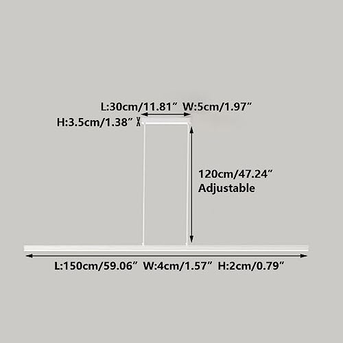 Éclairage à suspension à intensité variable et luminaire moderne lustre à LED