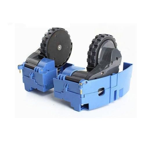Pqjydaicvf Accesorios for Rueda de módulo de Motor Izquierdo y Derecho, Piezas de Repuesto for aspiradora robótica, compatibles con Roomba 500, 600, 700, 800 y 900.(Blue Left and Right Wheel)